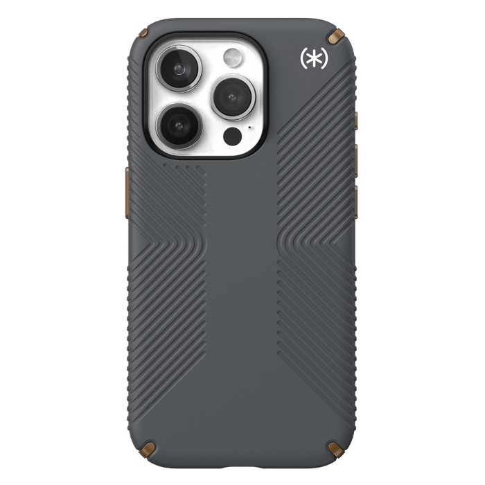 Speck Presidio2 Grip Case for Apple iPhone 15 Pro Charcoal Grey