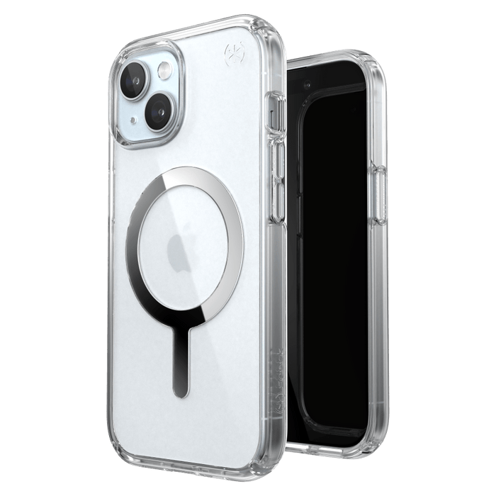 Speck Presidio Clear MagSafe Case for Apple iPhone 15 / iPhone 14 / iPhone 13 / iPhone 16e Clear