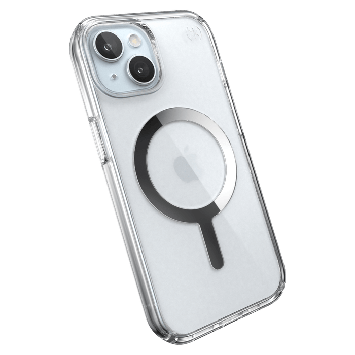 Speck Presidio Clear MagSafe Case for Apple iPhone 15 / iPhone 14 / iPhone 13 / iPhone 16e Clear