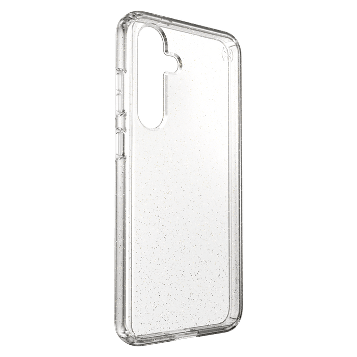 Speck Presidio Perfect Clear Case for Samsung Galaxy S24 Plus Gold Glitter