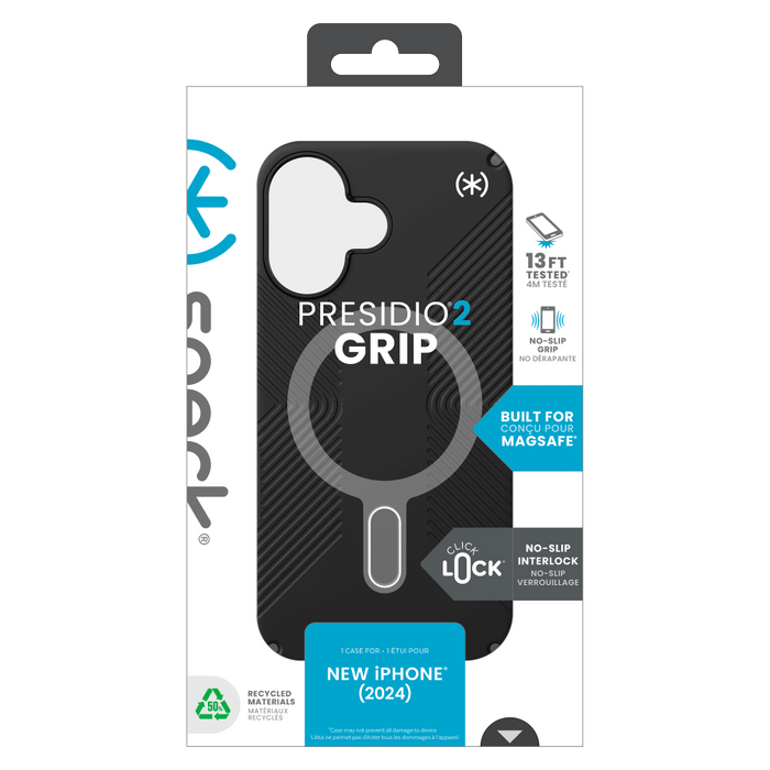 Speck Presidio2 Grip Case with ClickLock for Apple iPhone 16