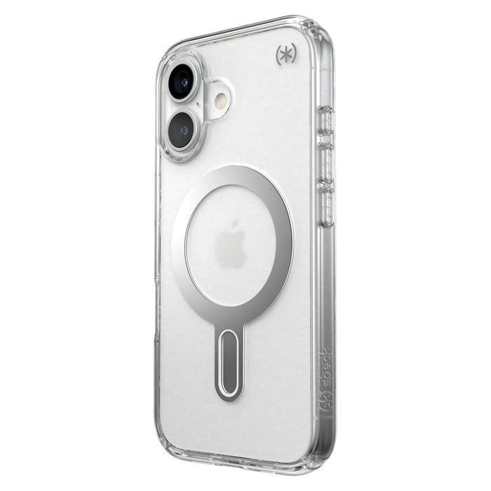 Speck Presidio Perfect Clear Case with ClickLock for Apple iPhone 16 Clear