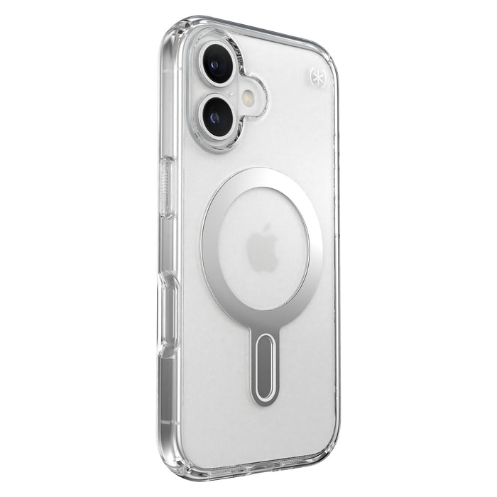 Speck Presidio Perfect Clear Case with ClickLock for Apple iPhone 16 Clear