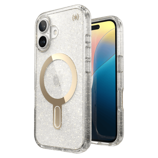 Speck Presidio Lux Case with ClickLock for Apple IP16 Clear