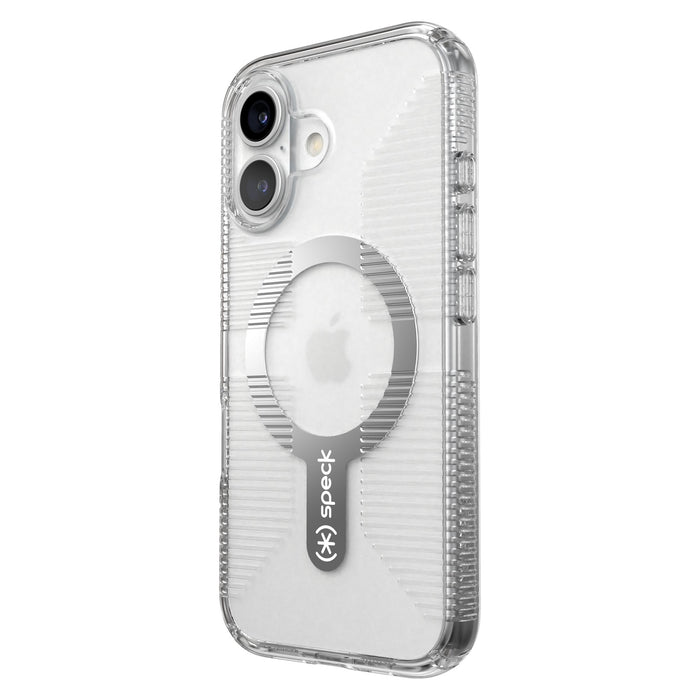 Speck Gemshell Grip MagSafe Case for Apple iPhone 16 Clear