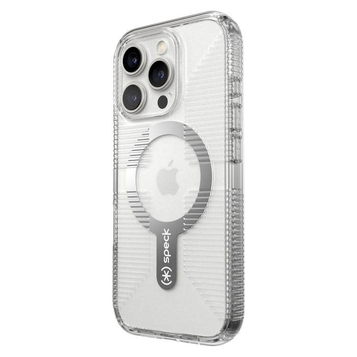 Speck Gemshell Grip MagSafe Case for Apple iPhone 16 Pro Clear