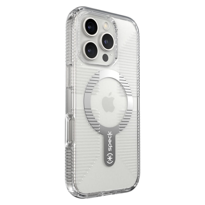 Speck Gemshell Grip MagSafe Case for Apple iPhone 16 Pro Clear
