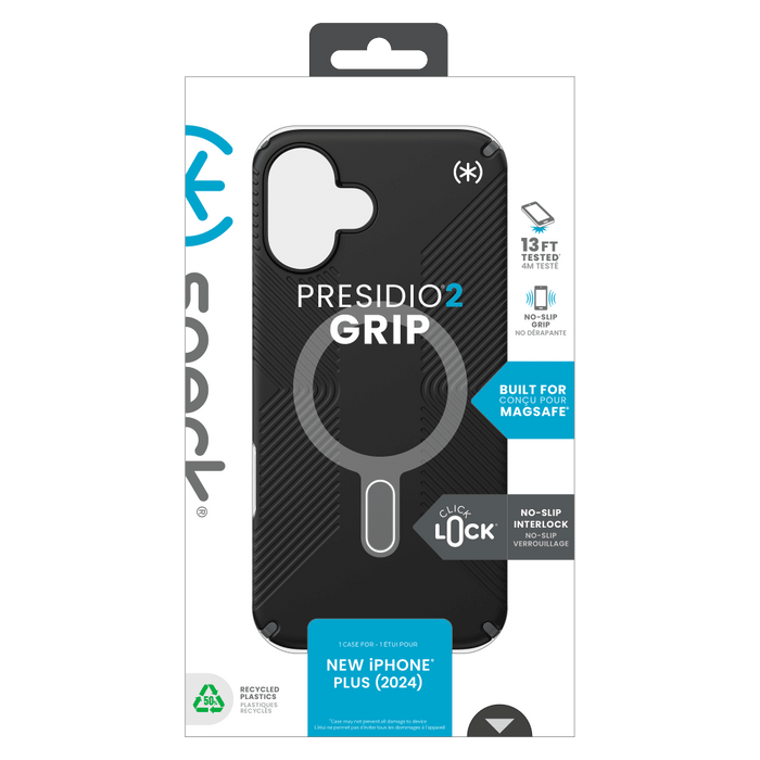 Speck Presidio2 Grip Case with ClickLock for Apple iPhone 16 Plus