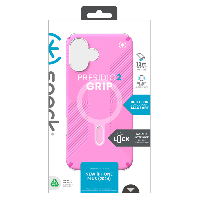 Speck Presidio2 Grip Case with ClickLock for Apple iPhone 16 Plus