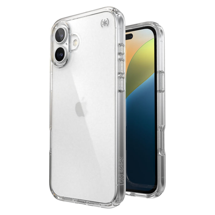 Speck Presidio Perfect Clear Case for Apple iPhone 16 Plus Clear