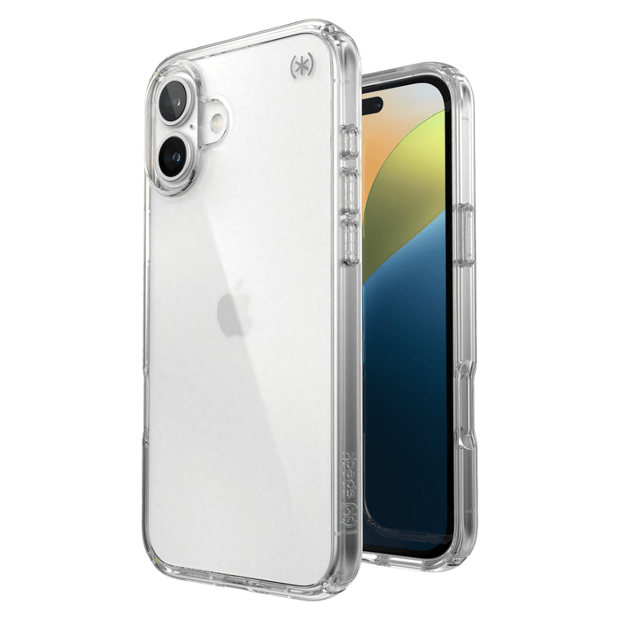 Speck Presidio Perfect Clear Case for Apple iPhone 16 Plus Clear