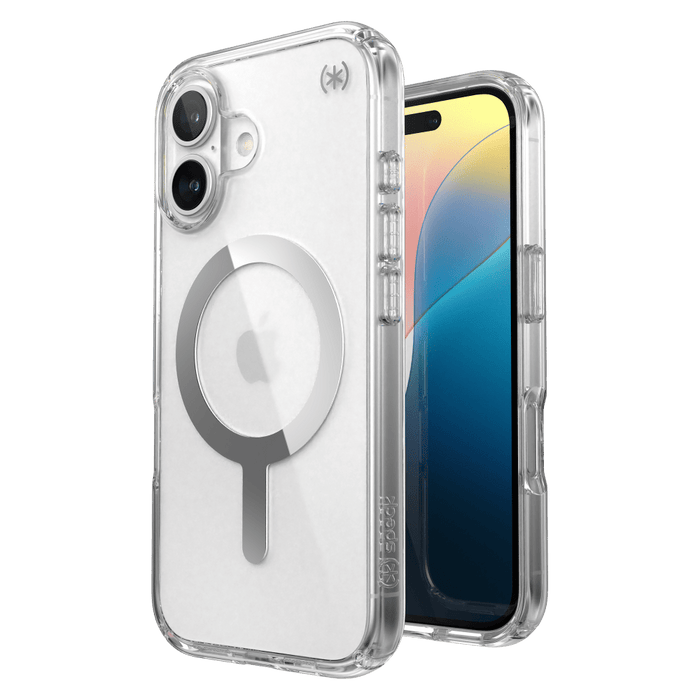 Speck Presidio Perfect Clear MagSafe Case for Apple iPhone 16 Clear