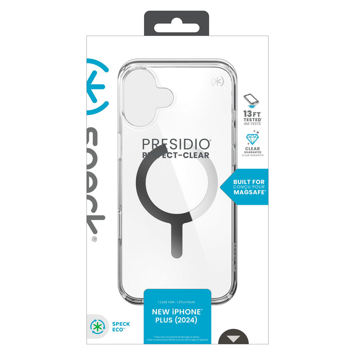 Speck Presidio Perfect Clear MagSafe Case for Apple iPhone 16 Plus Clear