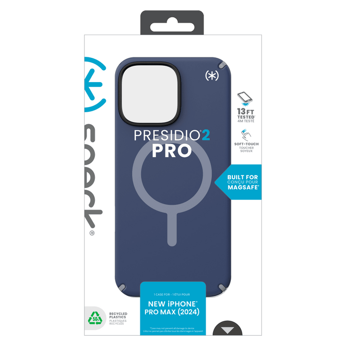 Speck Presidio2 Pro MagSafe Case with ClickLock for Apple iPhone 16 Pro Max