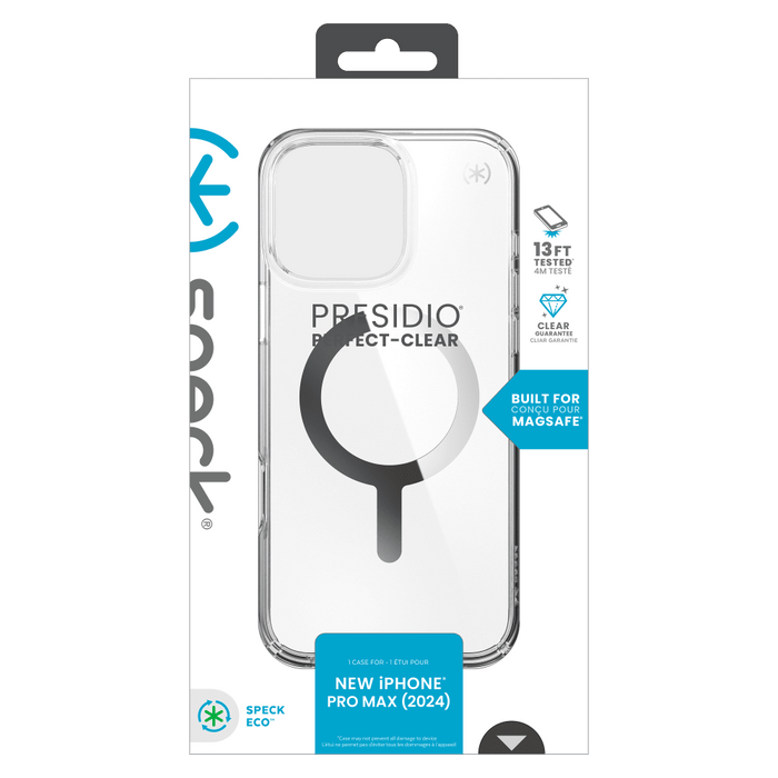 Speck Presidio Perfect Clear MagSafe Case for Apple iPhone 16 Pro Max