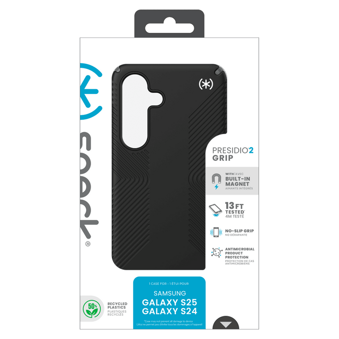 Speck Presidio2 Grip Case with Magnet for Samsung Galaxy S25