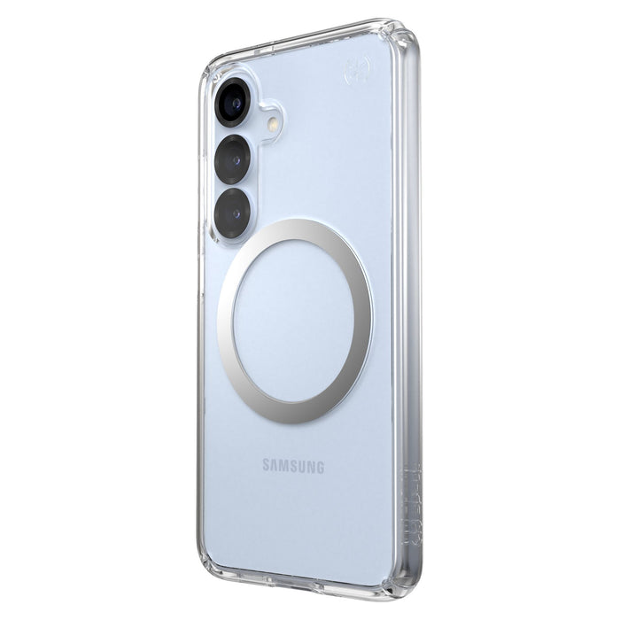 Speck Presidio Perfect Clear Case with Magnet for Samsung Galaxy S25 Clear