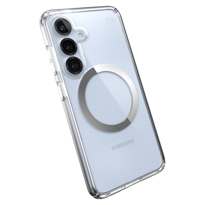 Speck Presidio Perfect Clear Case with Magnet for Samsung Galaxy S25 Clear