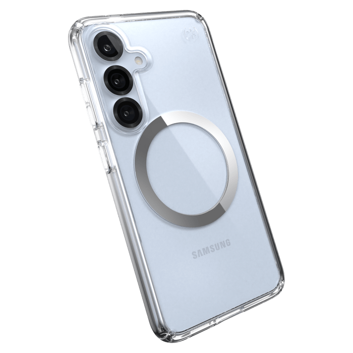 Speck Presidio Perfect Clear Case with Magnet for Samsung Galaxy S25 Clear