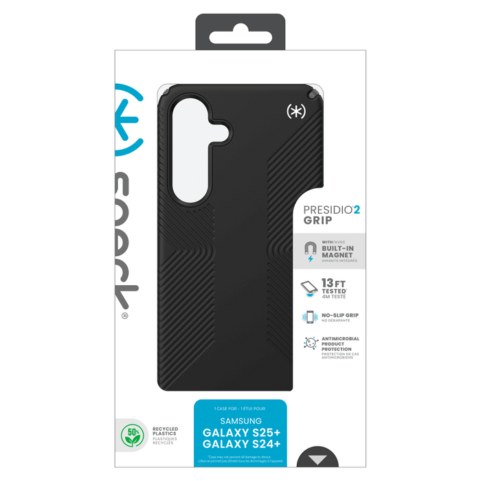 Speck Presidio2 Grip Case with Magnet for Samsung Galaxy S25 Plus