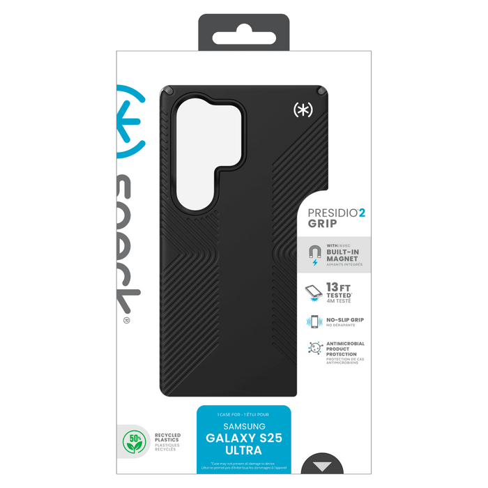 Speck Presidio2 Grip Case with Magnet for Samsung Galaxy S25 Ultra