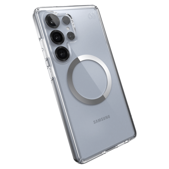 Speck Presidio Perfect Clear Case with Magnet for Samsung Galaxy S25 Ultra Clear