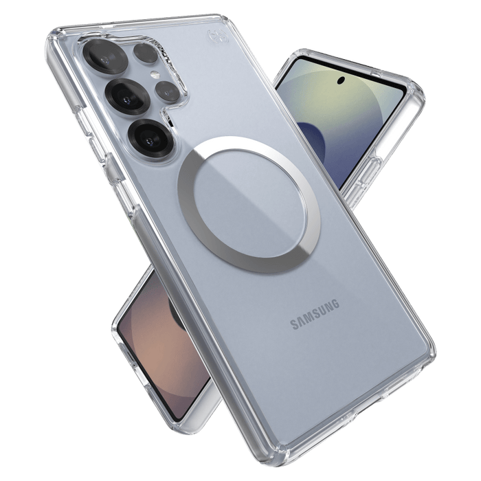 Speck Presidio Perfect Clear Case with Magnet for Samsung Galaxy S25 Ultra Clear