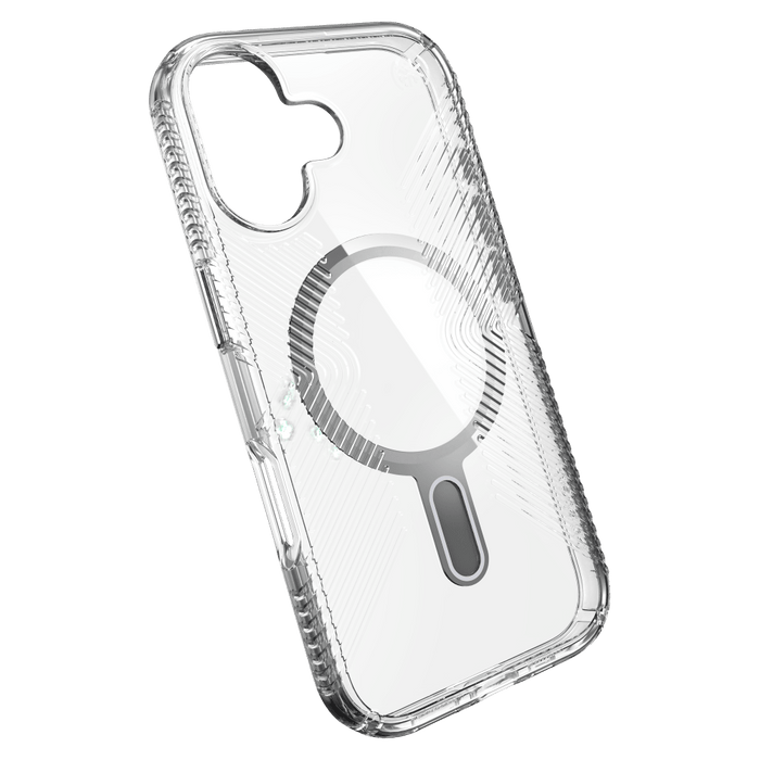 Speck Presidio Perfect Clear Grip Case with ClickLock for Apple iPhone 17 Clear