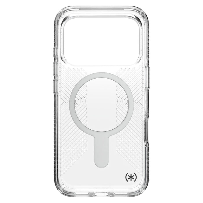 Speck Presidio Perfect Clear Grip Case with ClickLock for Apple iPhone 17 Pro Clear