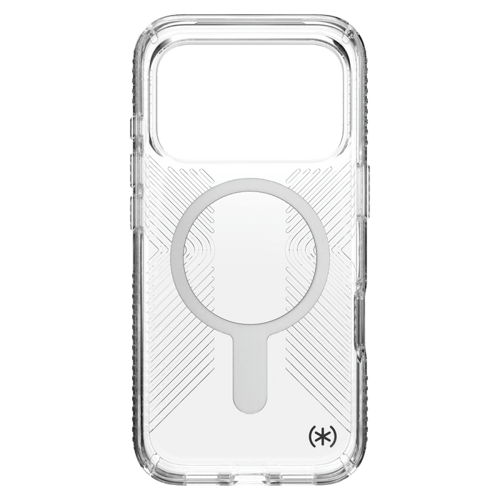 Speck Presidio Perfect Clear Grip Case with ClickLock for Apple iPhone 17 Pro Clear