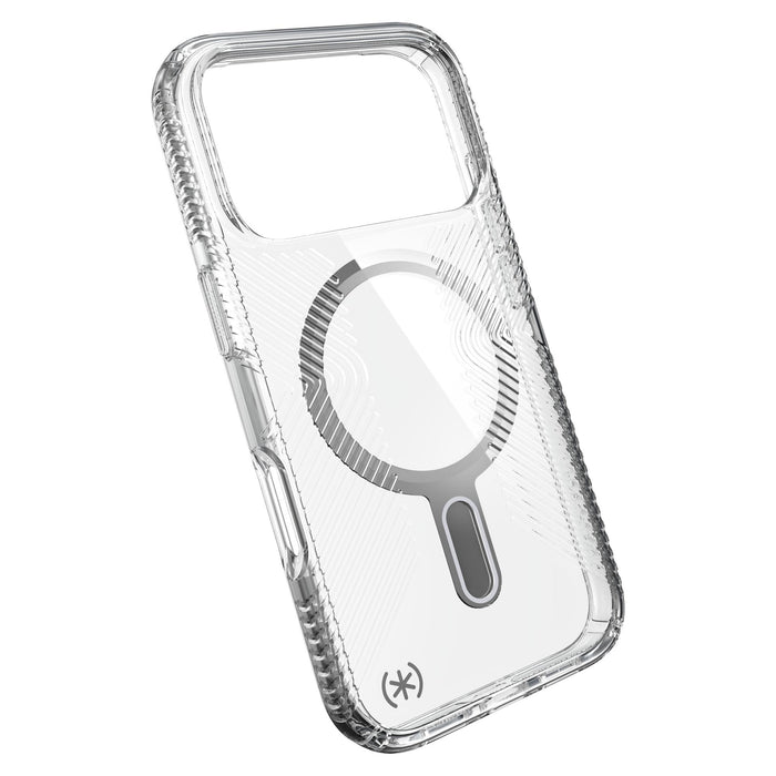 Speck Presidio Perfect Clear Grip Case with ClickLock for Apple iPhone 17 Pro Clear