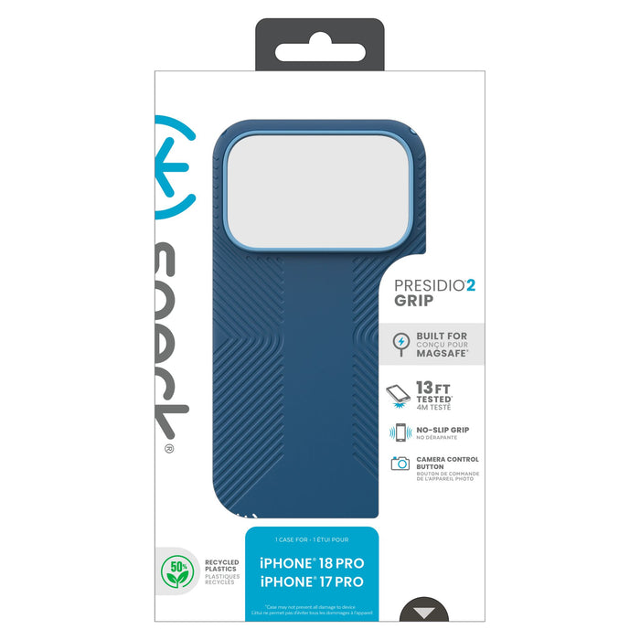 Speck Presidio2 Grip MagSafe Case for Apple iPhone 18 Pro / 17 Pro