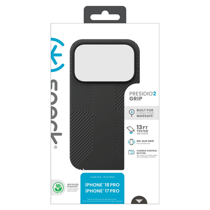 Speck Presidio2 Grip MagSafe Case for Apple iPhone 18 Pro / 17 Pro