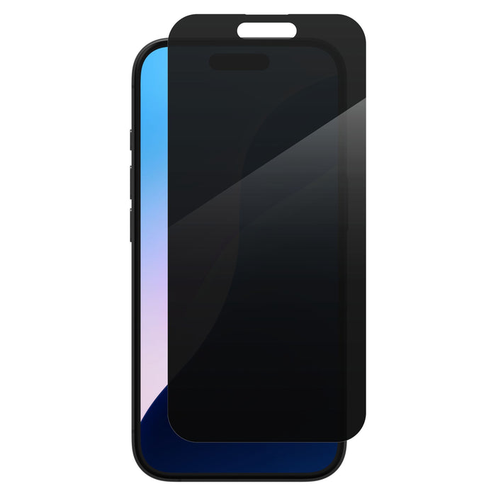 ZAGG Invisible Shield Glass Elite Privacy Screen Protector for Apple iPhone 16 / iPhone 15 Clear