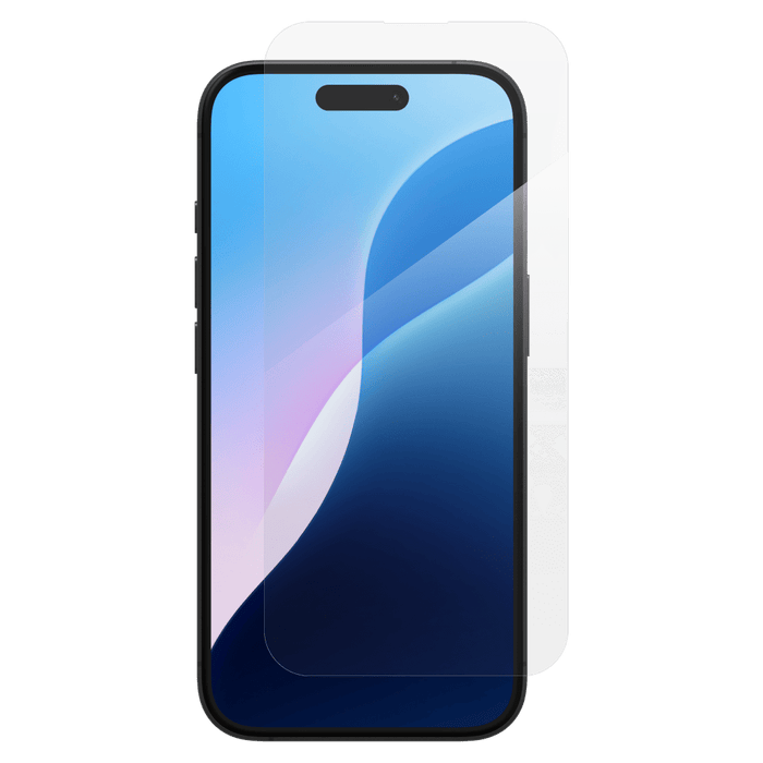 ZAGG InvisibleShield XTR4 Antimicrobial Glass Screen Protector for Apple iPhone 16 / iPhone 15 Clear