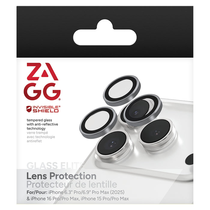ZAGG Glass Elite Lens Protection (camera rings)