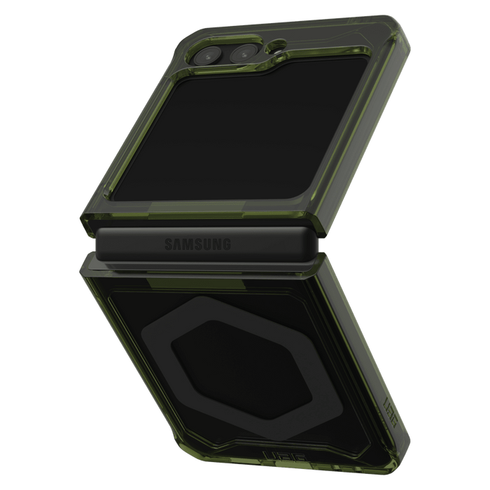 Urban Armor Gear (UAG) Plyo Pro Case for Samsung Galaxy Z Flip5 Olive and Space Grey
