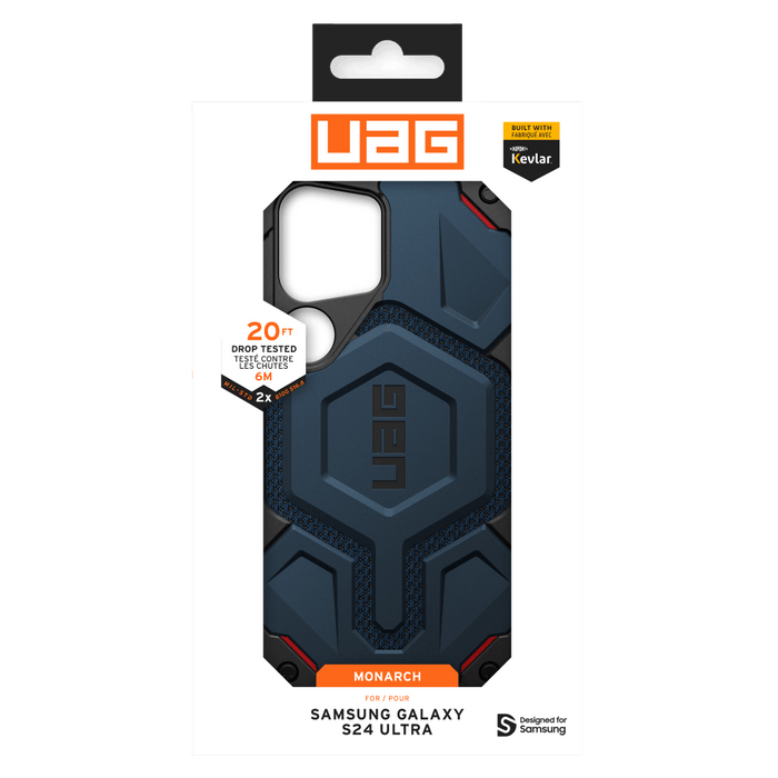 Urban Armor Gear (UAG) Monarch Case for Samsung Galaxy S24 Ultra Kevlar Mallard