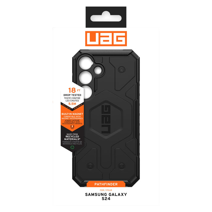 Urban Armor Gear Pathfinder MagSafe Case for Samsung Galaxy S24 Black