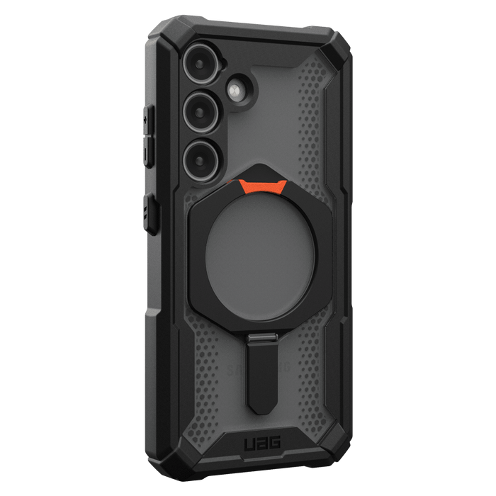 Urban Armor Gear (UAG) Plasma XTE Case for Samsung Galaxy S24 Black and Orange