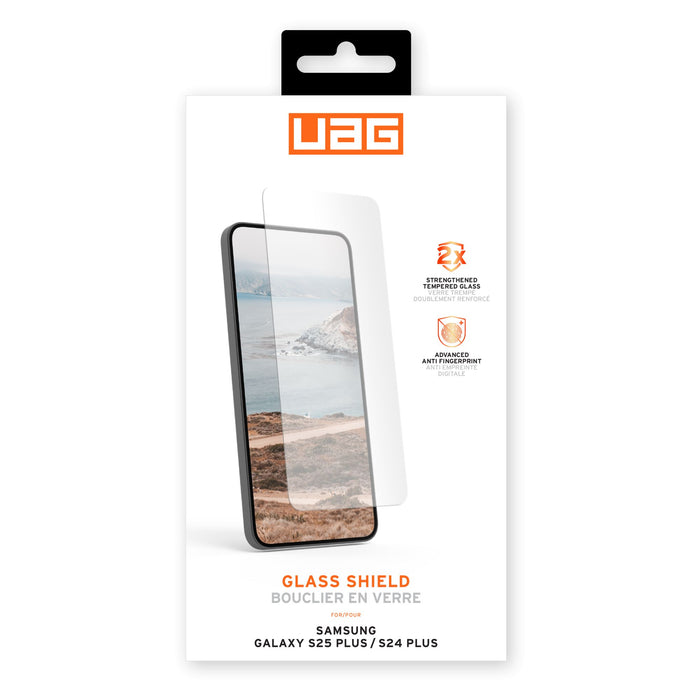 Urban Armor Gear Glass Shield Screen Protector for Samsung Galaxy S25 Plus Clear