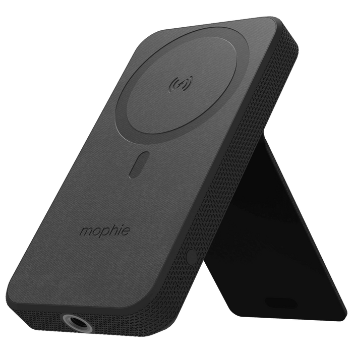 mophie Snap Plus MagSafe Powerstation Wireless Charging Stand Power Bank 10,000 mAh Black