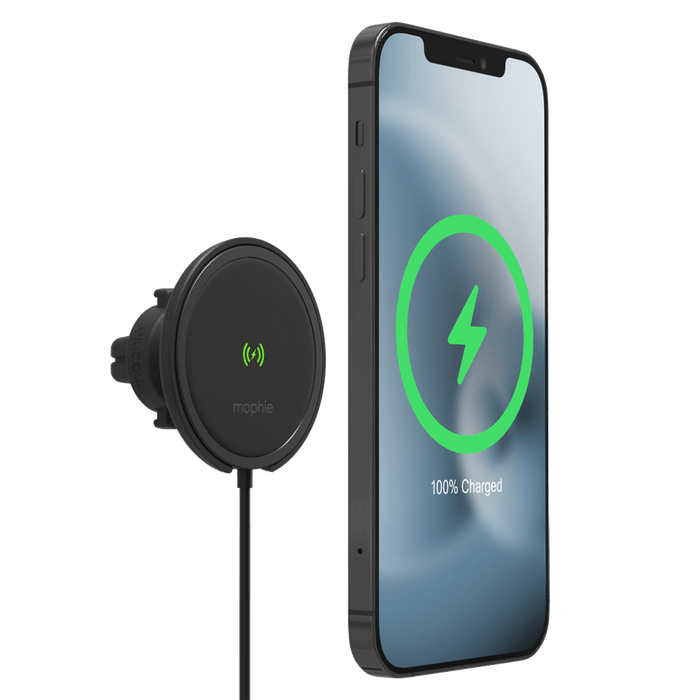 mophie Snap Plus MagSafe Wireless Charging Vent Mount 15W Black