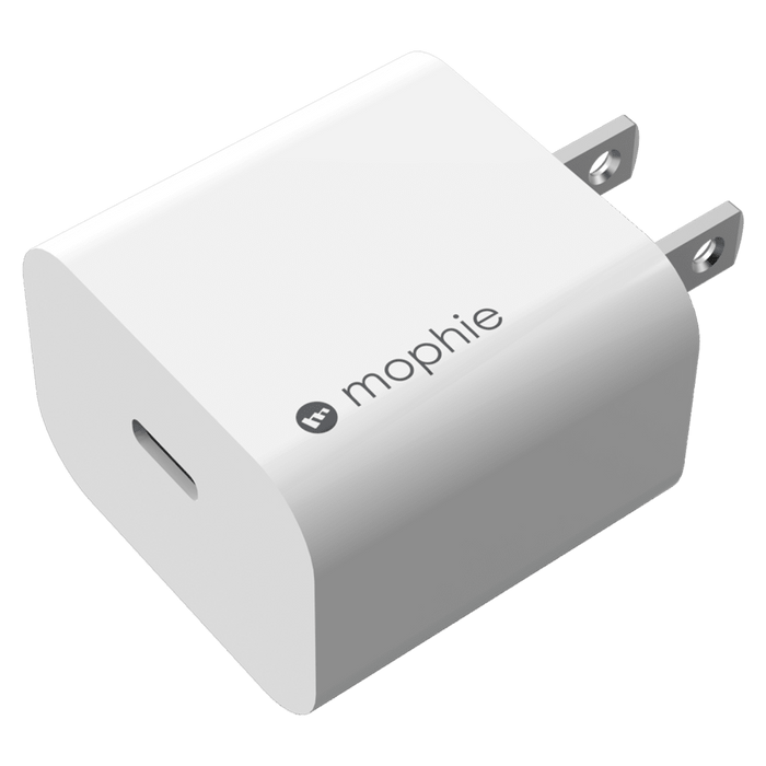 mophie 20W PD USB C Wall Charger White