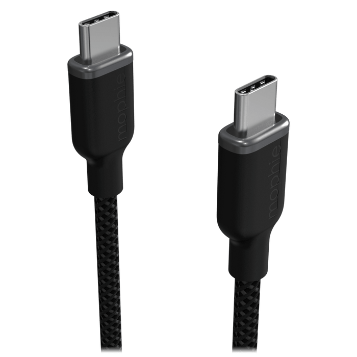 mophie USB C to USB C Cable 6ft Black