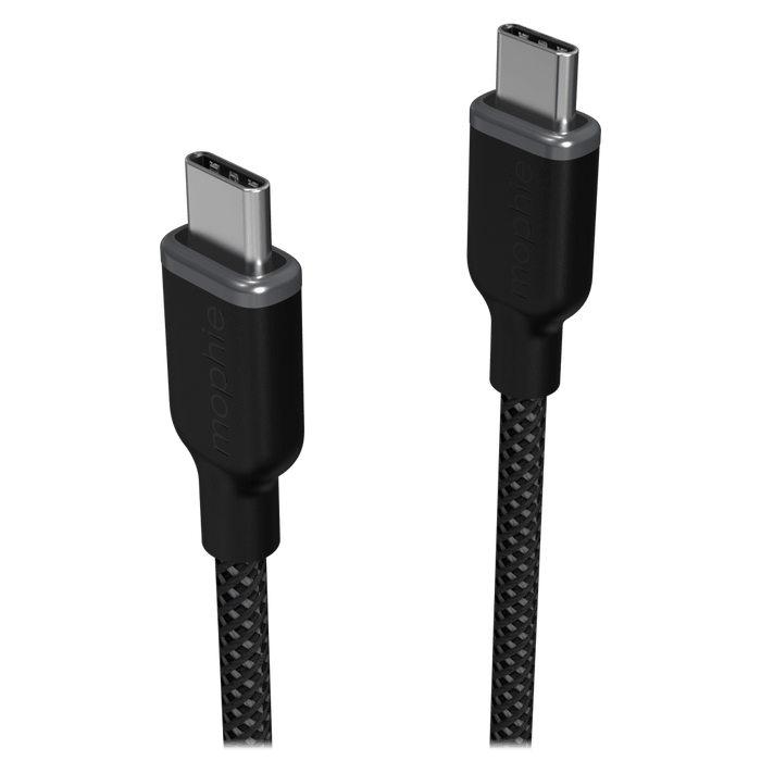 mophie USB C to USB C Cable 6ft Black