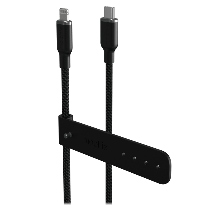 mophie USB C to Apple Lightning Cable 3ft Black
