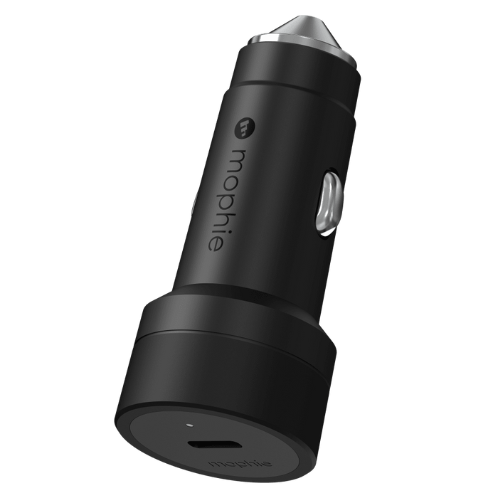 mophie USB C Car Charger 30W Black