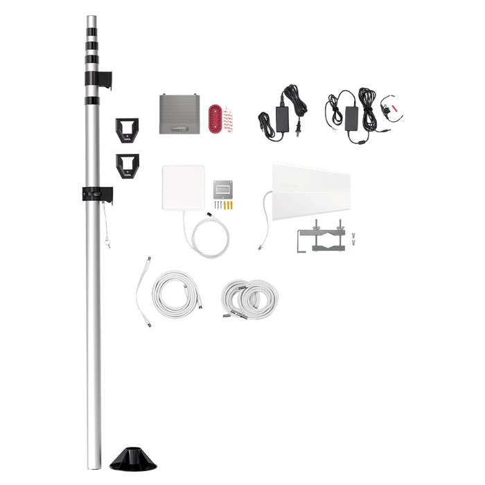 weBoost Destination RV Cellular Signal Booster Kit Grey and White