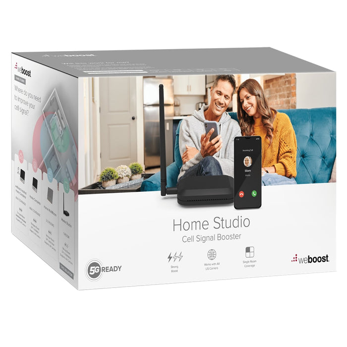 weBoost Home Studio Cellular Signal Booster Black